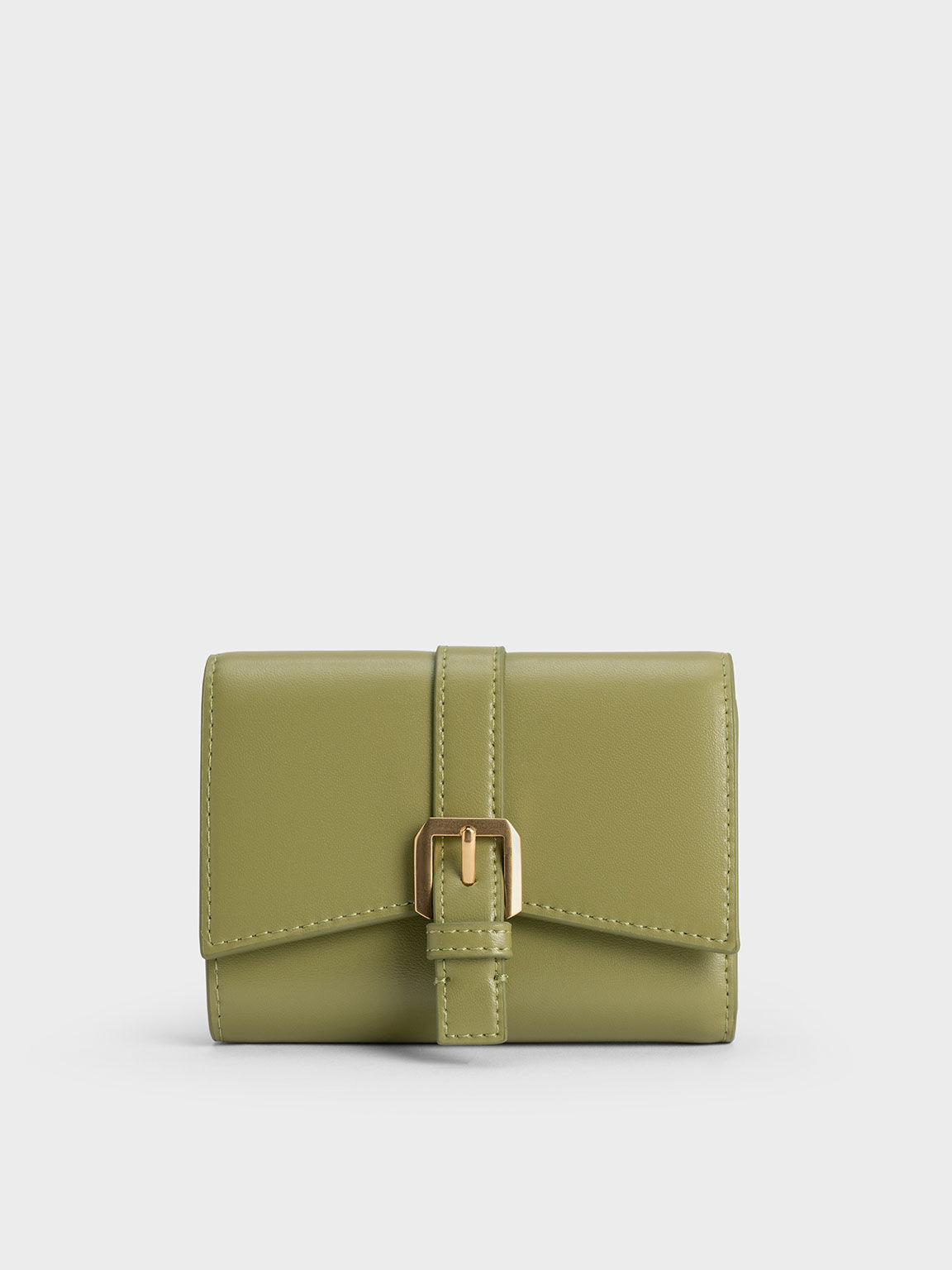 Annelise Belted Wallet, Pistachio, hi-res