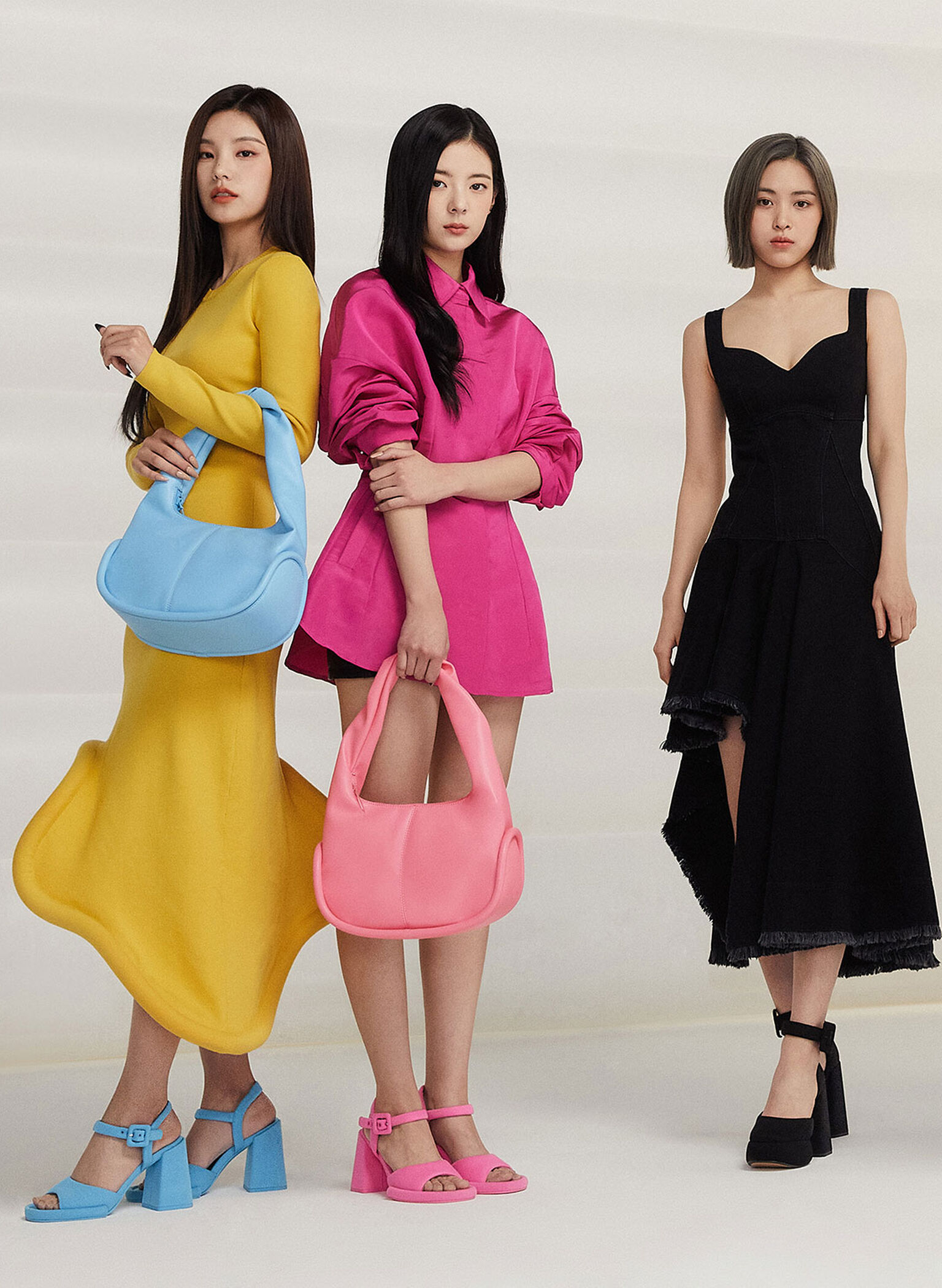 Tubular Slouchy Hobo Bag, Blue, hi-res