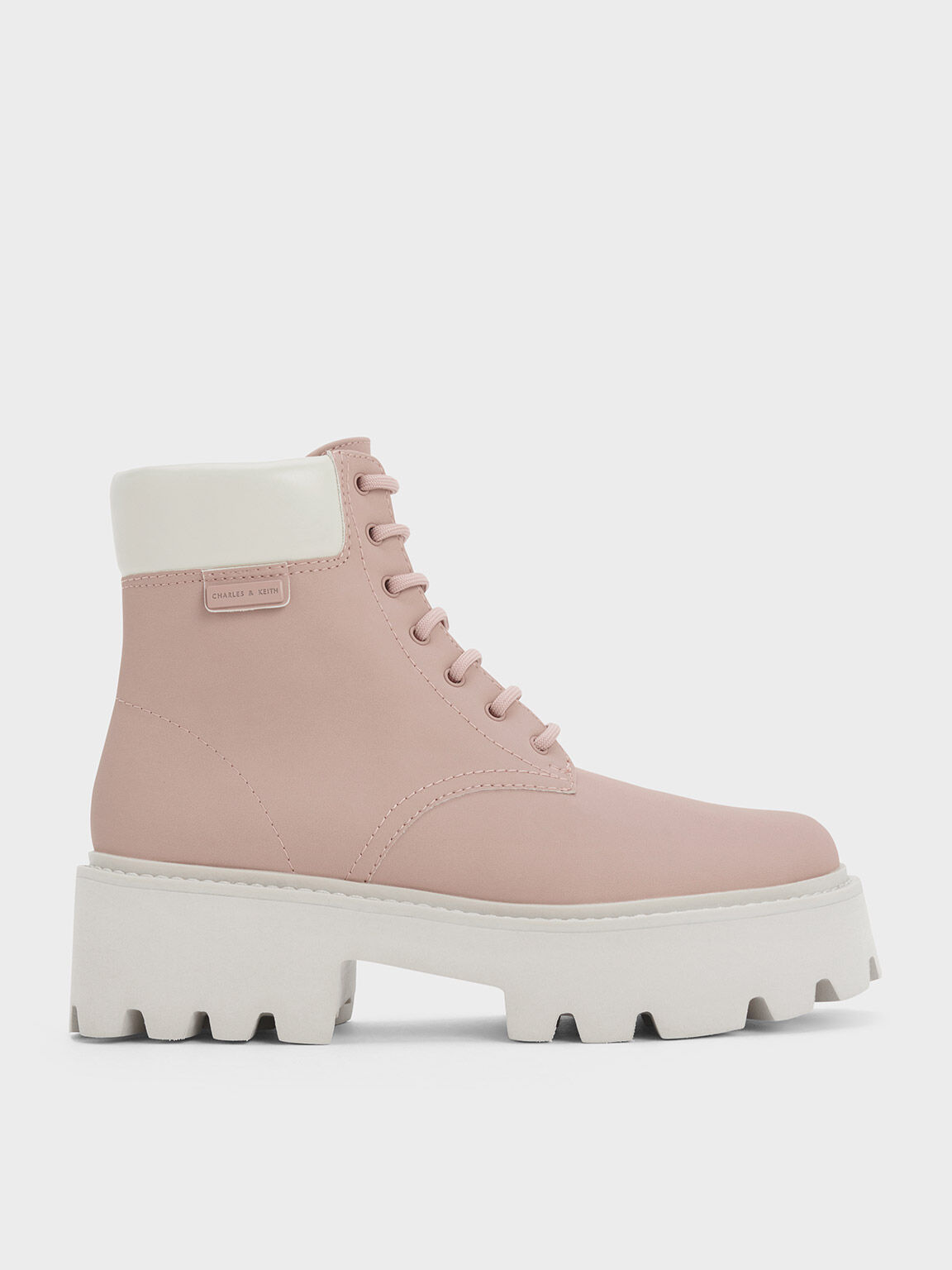 Blush Ripley Ridged Sole Ankle Boots CHARLES KEITH PH
