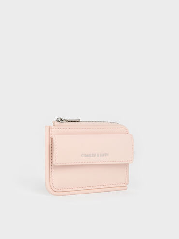 Lyla 拉鍊短夾, 淡粉色, hi-res