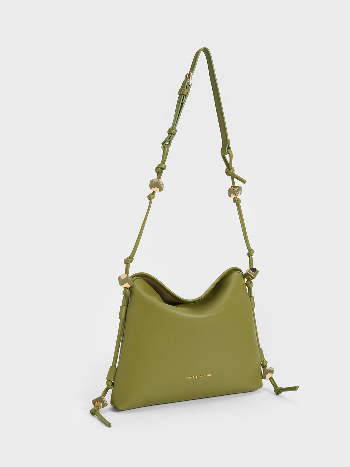 Cube Knotted Hobo Bag, Pistachio, hi-res