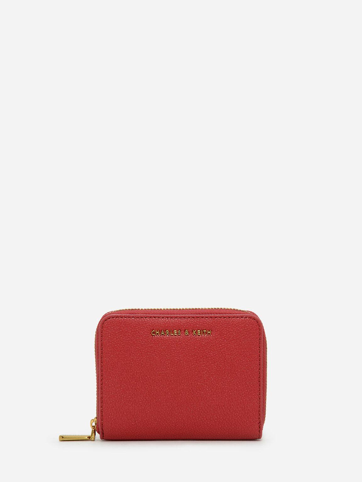 Red Basic Square Wallet Charles Keith Id