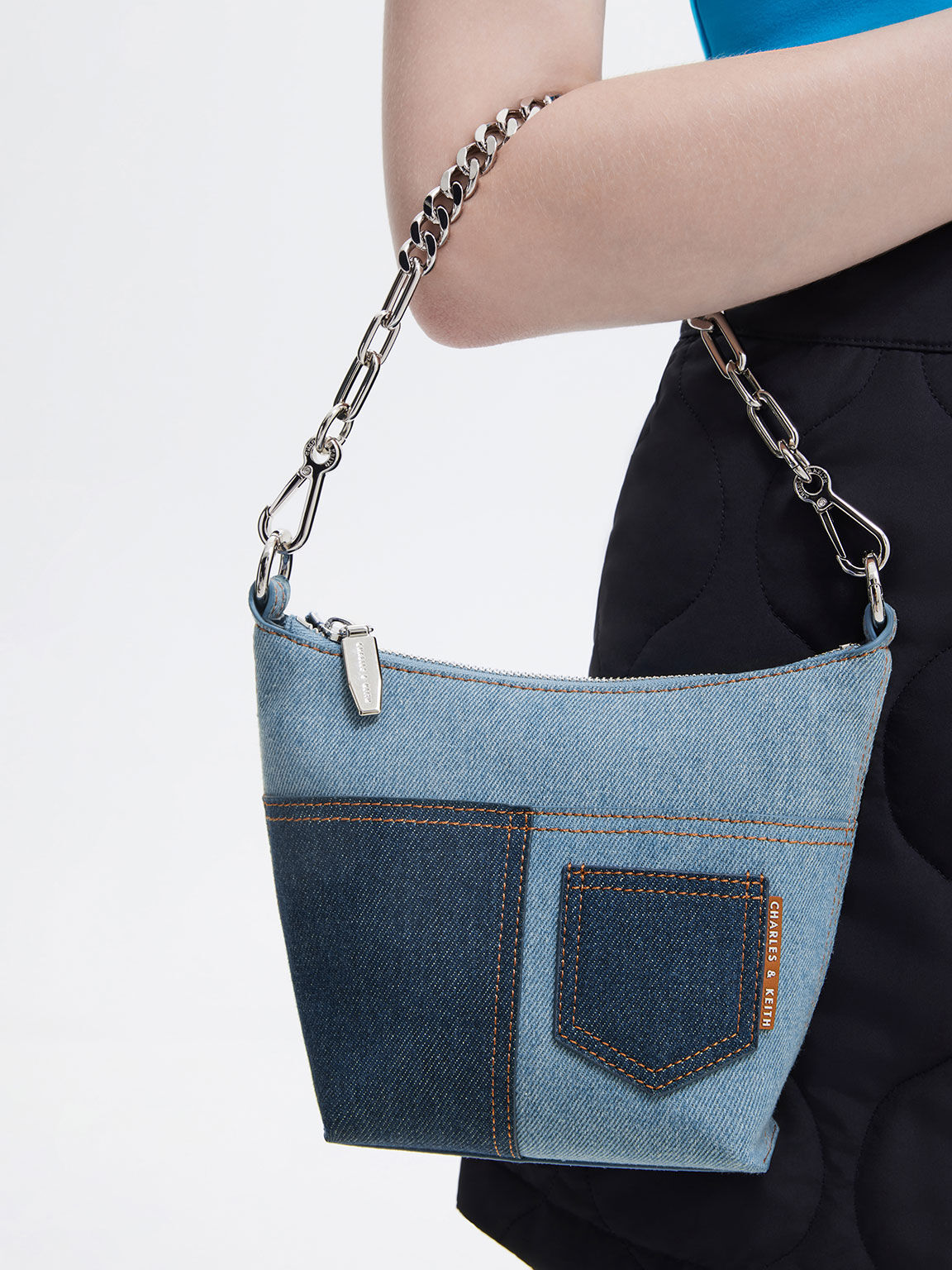 Charles and keith denim new arrivals bag