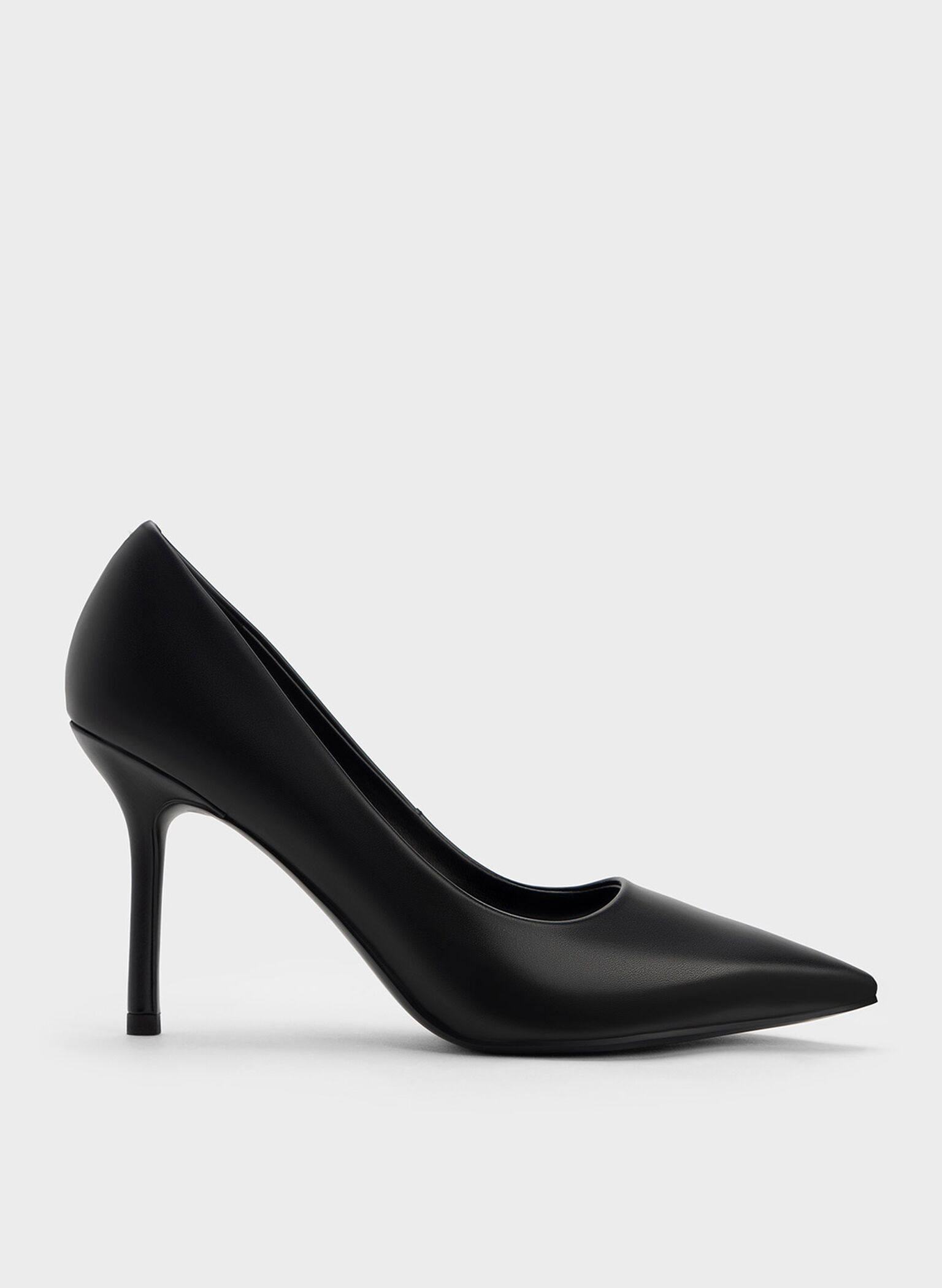 Black Emmy Pointed-Toe Pumps - CHARLES & KEITH US