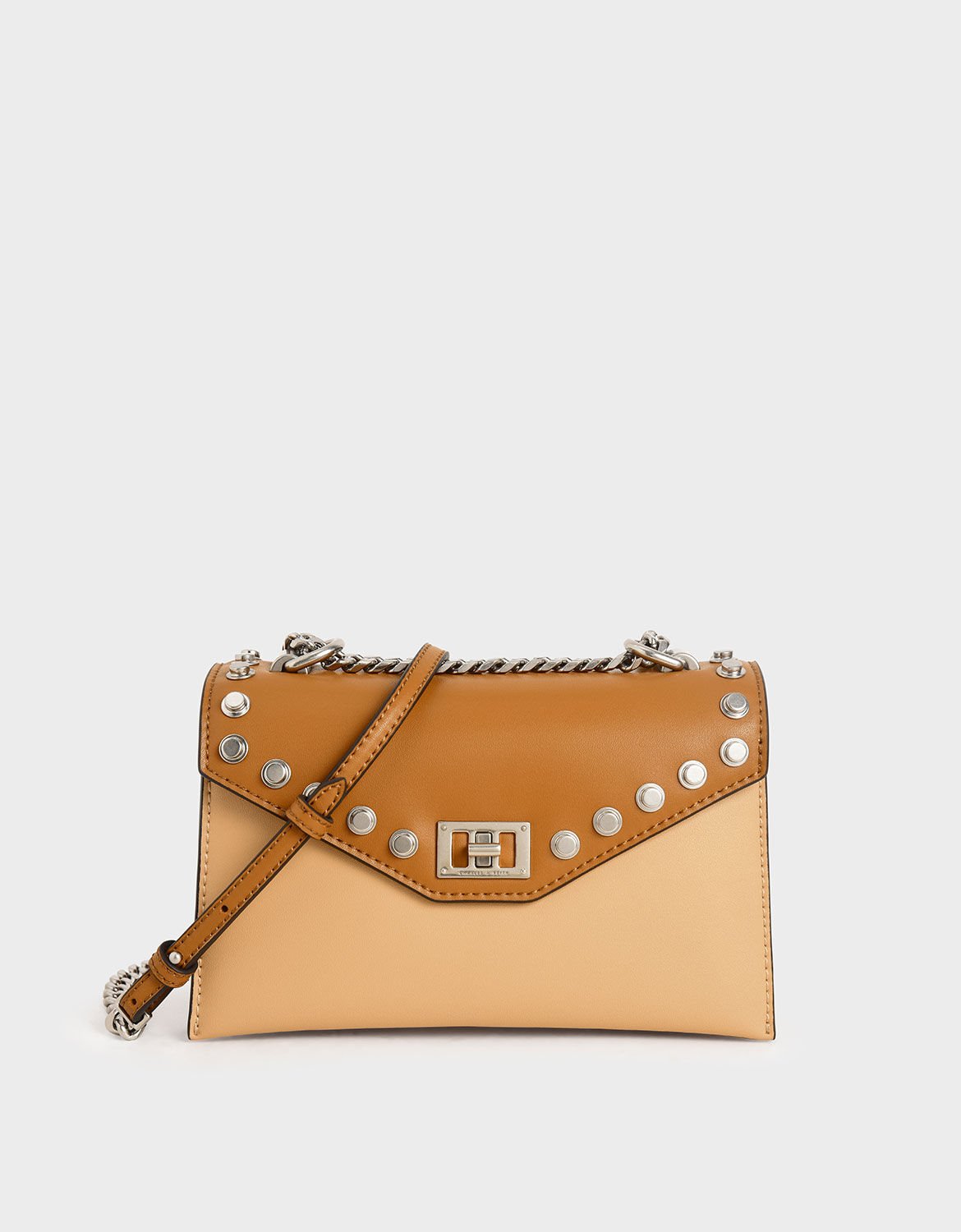 charles and keith studded bag