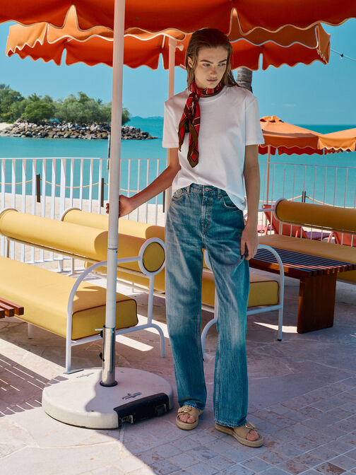 Kaida Faux Suede Buckled Espadrille Sandals, Sand2, hi-res