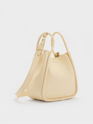 Mini Lyla Tubular Tote Bag, Butter Yellow, hi-res