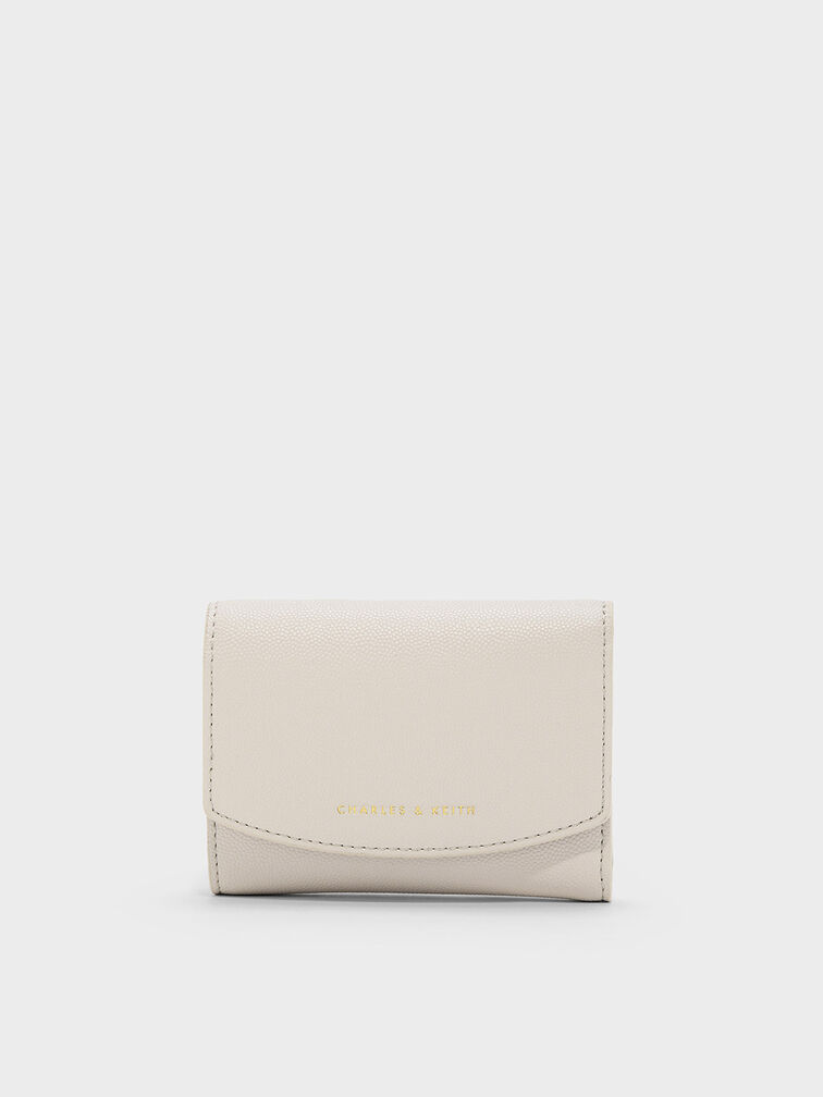 Front Flap Wallet, Ivory, hi-res