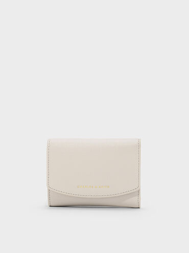 Front Flap Wallet, Ivory, hi-res