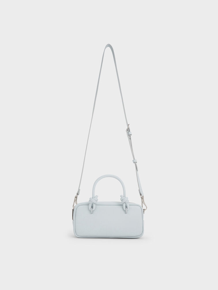 Sammie Knotted-Handle Elongated Bag, Sea Salt Blue, hi-res