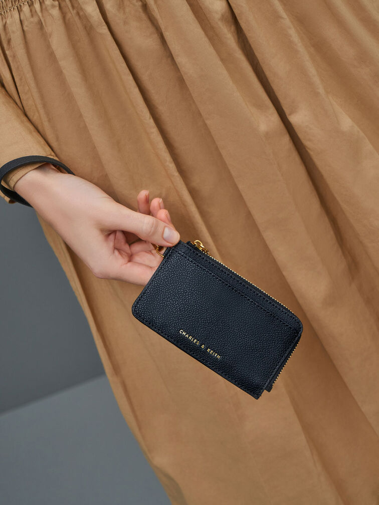 Dixie Multi-Slot Wristlet Card Holder, Black, hi-res