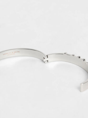 施華洛世奇®水晶鑲嵌手環, 銀色, hi-res