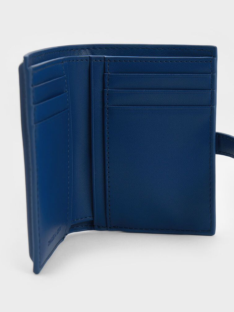 Trudy Metallic Accent Ombre Wallet, Navy, hi-res