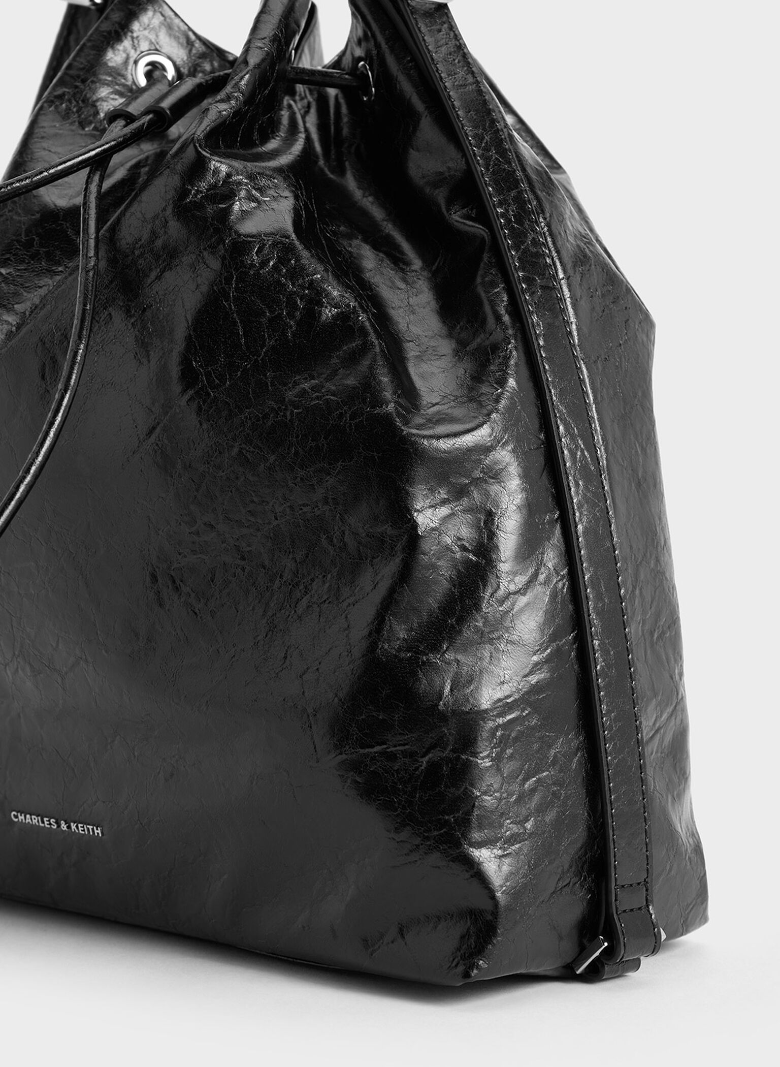 Neva Two-Way Bucket Bag, Noir, hi-res