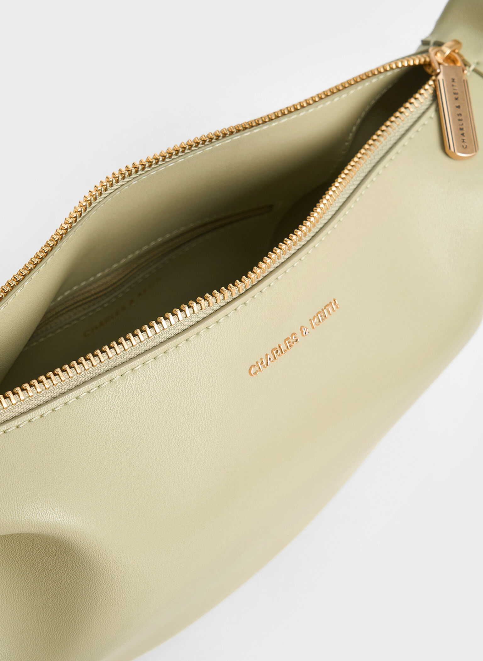 Calla Half-Moon Bag, Sage Green, hi-res