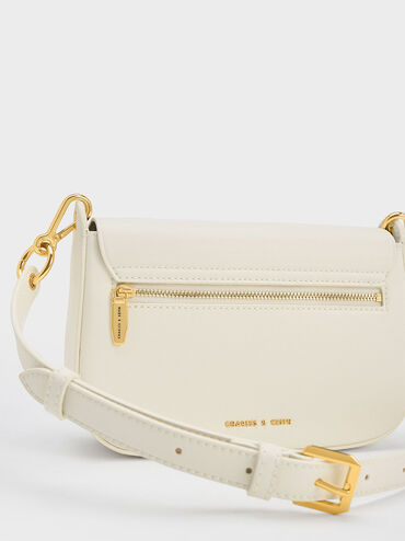 Judy Hopps Metallic Accent Shoulder Bag, Chalk, hi-res