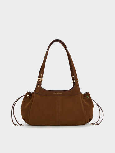 Bolso Tote Lillith con Cord&oacute;n Ajustable, Pecan Brown, hi-res