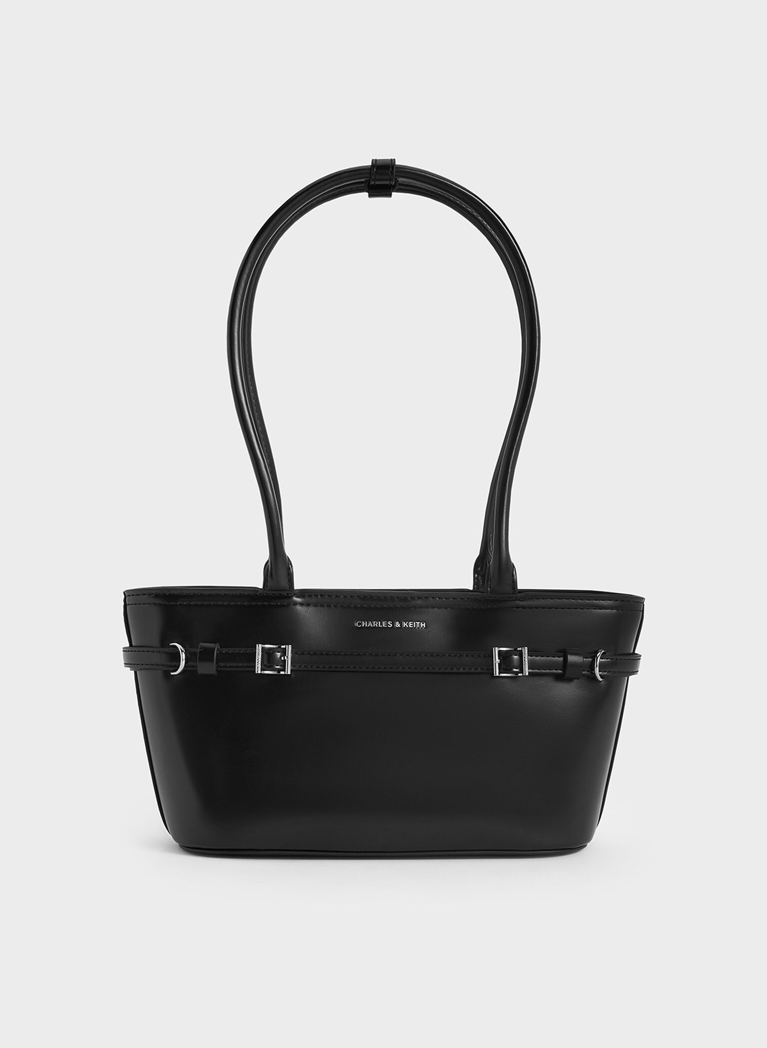 Bolso de asa alargada Sloane, Noir, hi-res