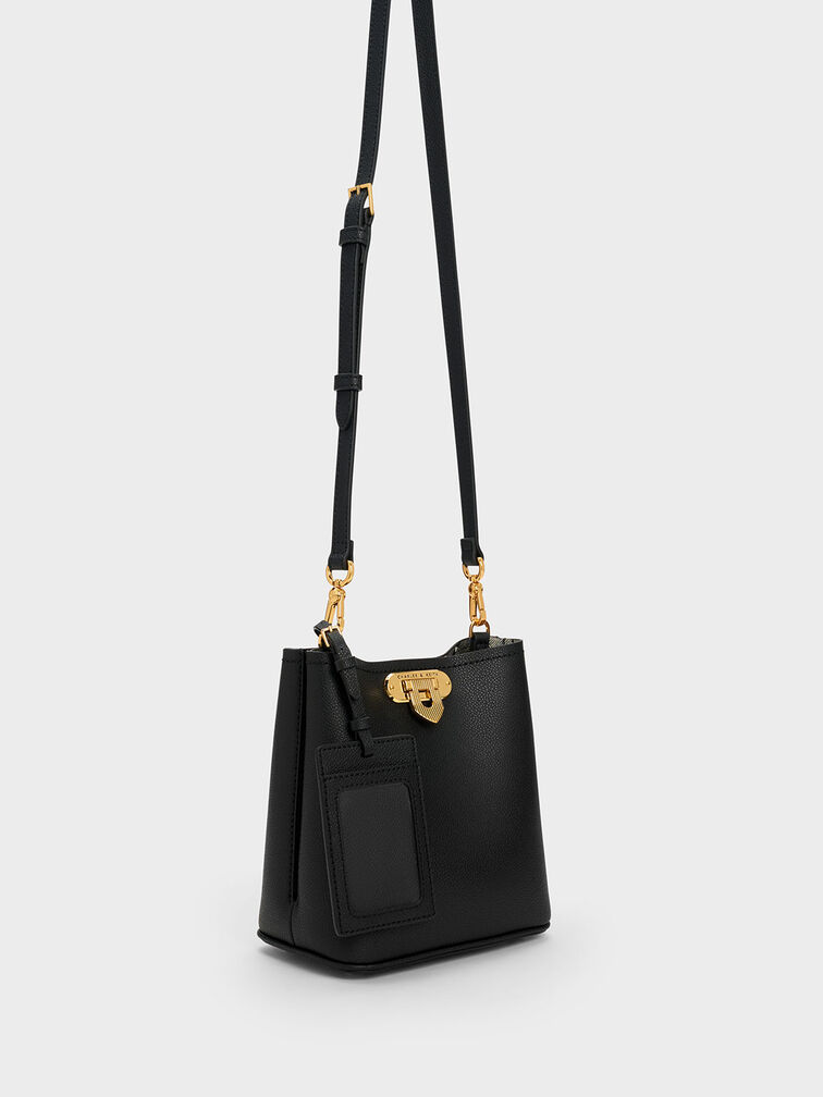 Alcott Bucket Bag, Black, hi-res