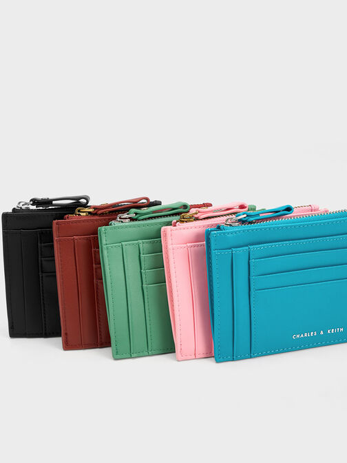 Multi-Slot Card Holder, Pink, hi-res