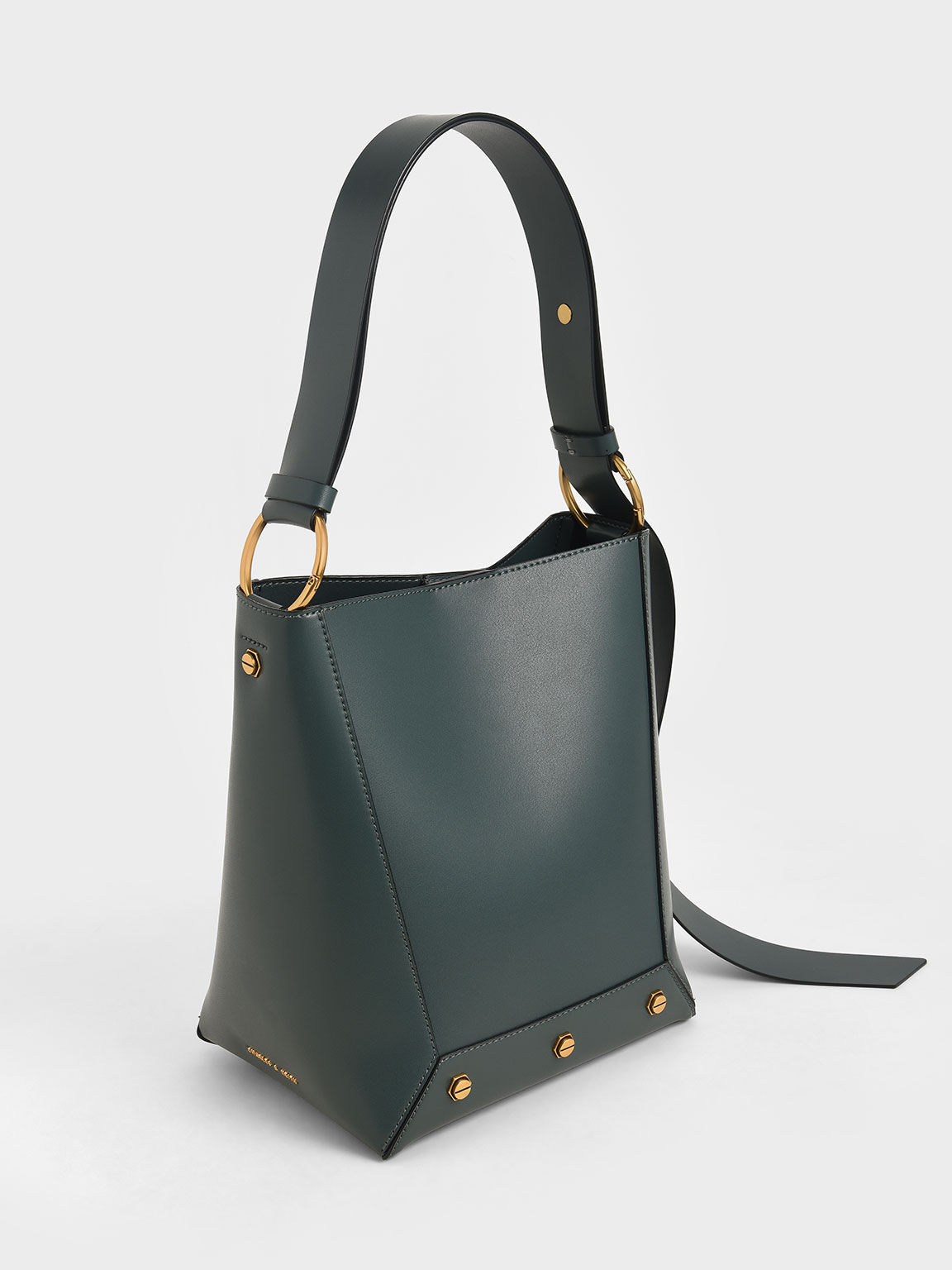 Charles and keith studded bag clearance