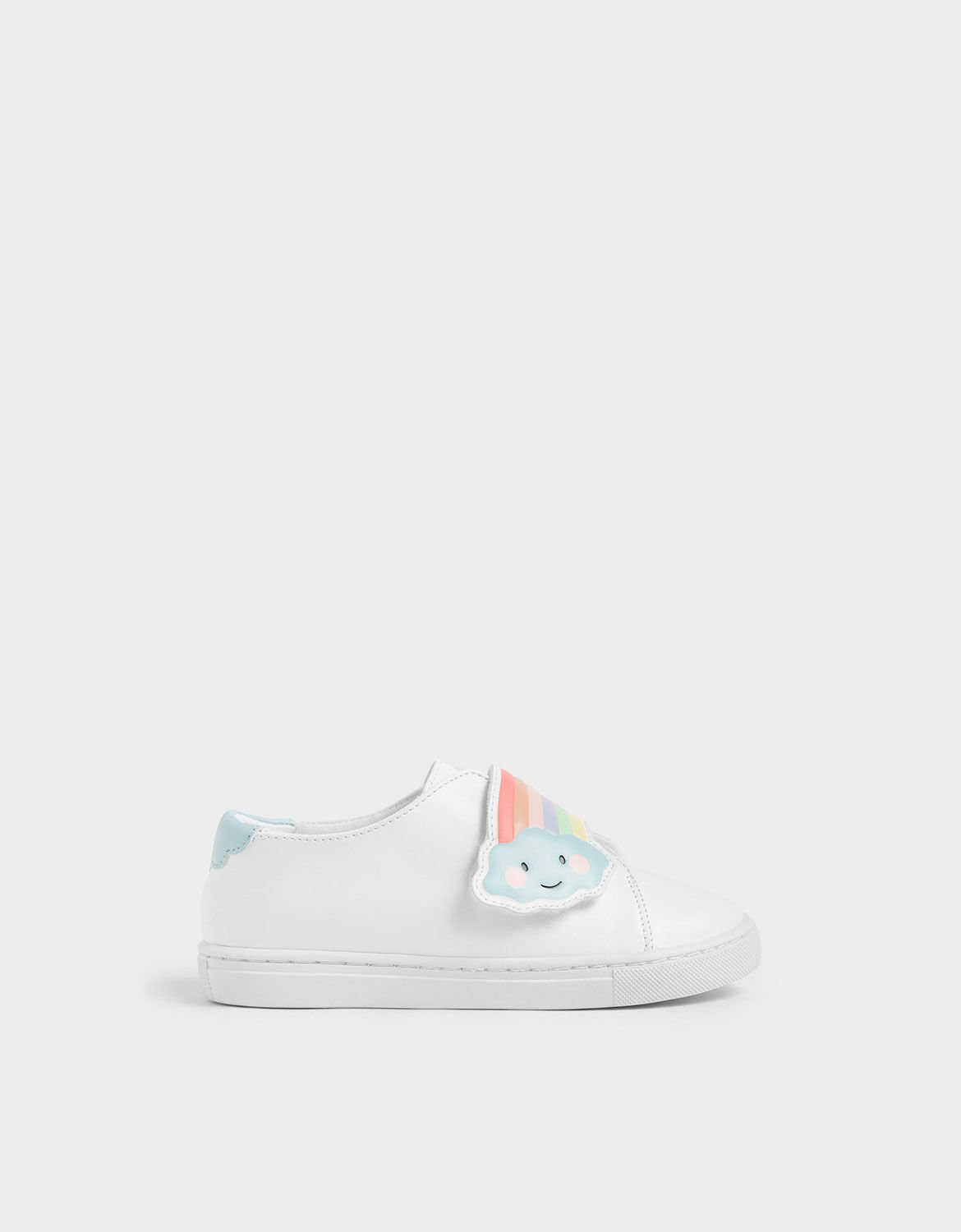 girls white slip on sneakers