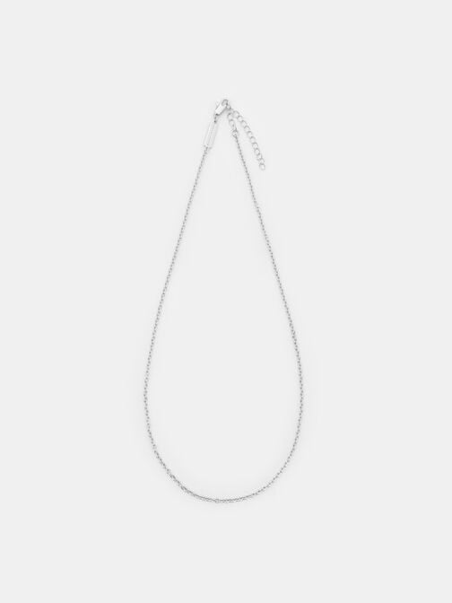 Arleth Chain Necklace, Silver, hi-res