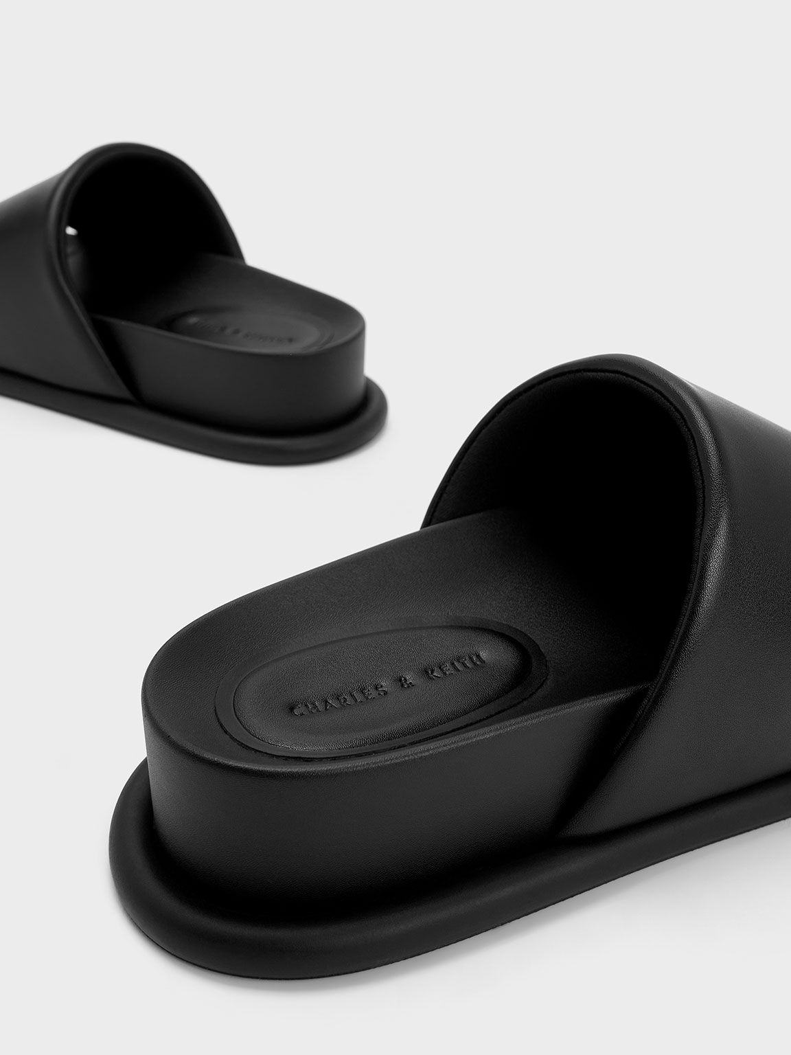 Charles and 2025 keith black sandals