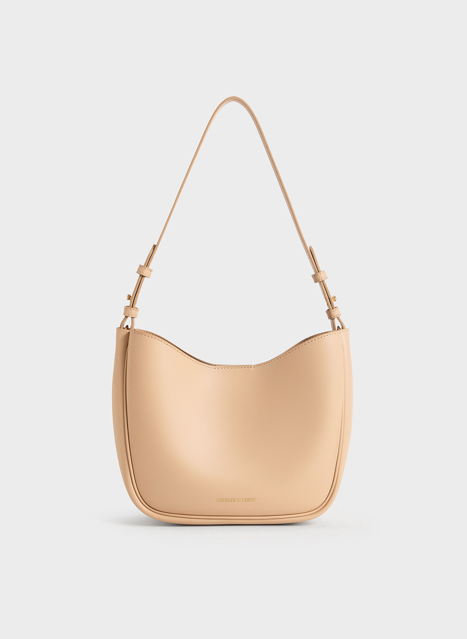 Bolso Robyn con asa de cadena, Beige, hi-res