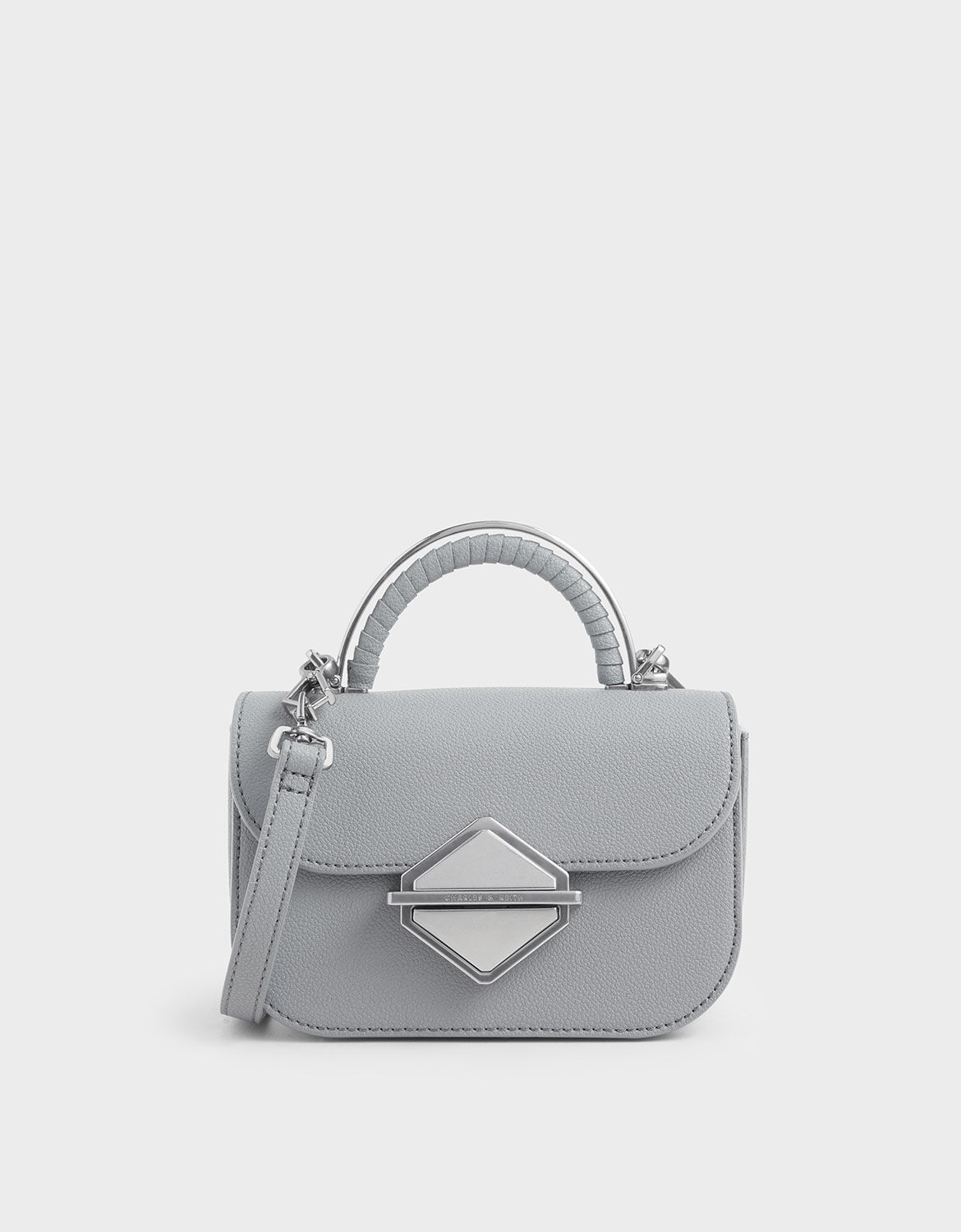 grey mini bag