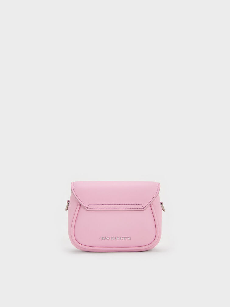 Sammie Knotted-Strap Wristlet, Bubble Gum Pink, hi-res