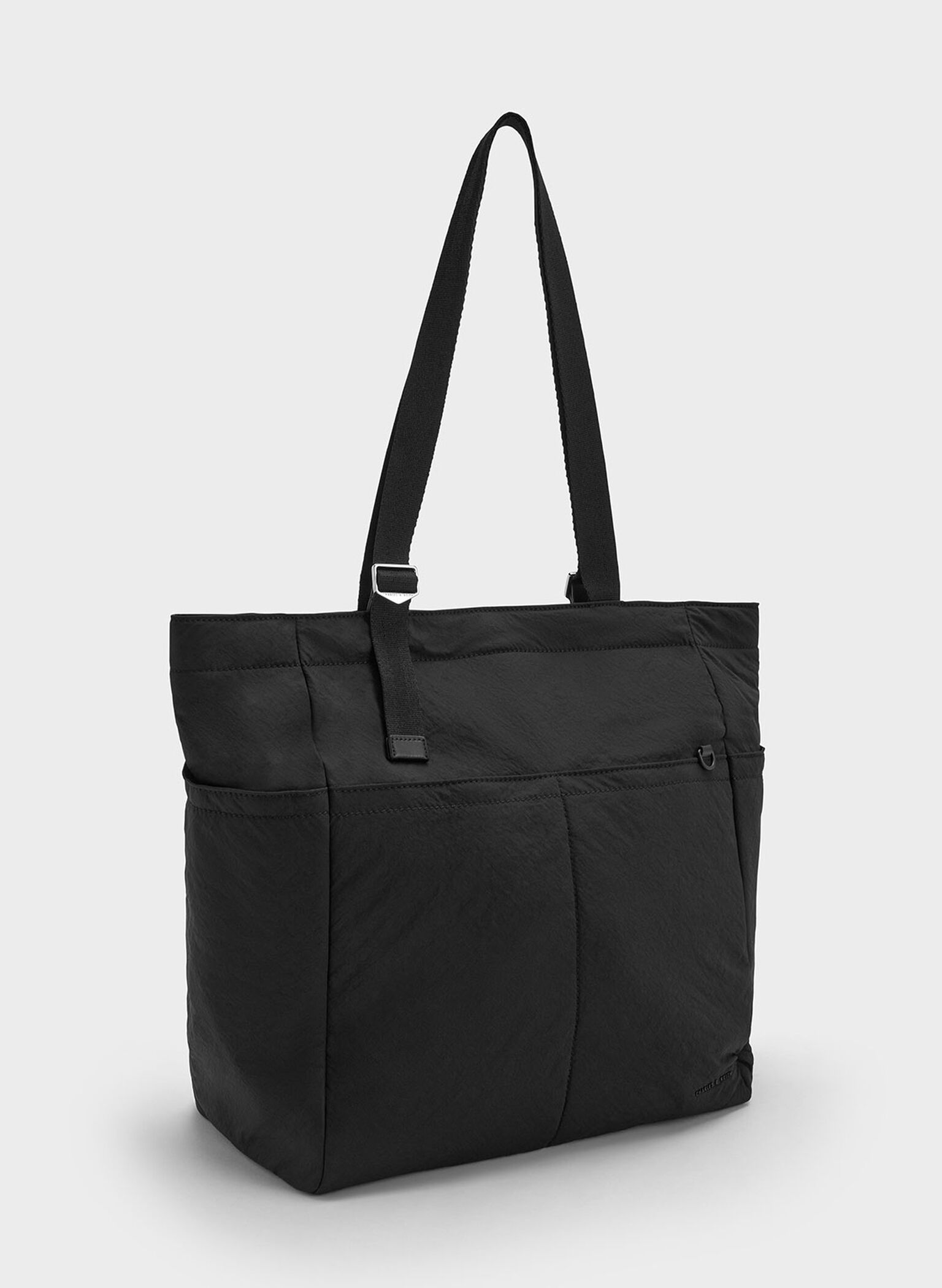 Noir Soleil Nylon Tote Bag CHARLES & KEITH MY