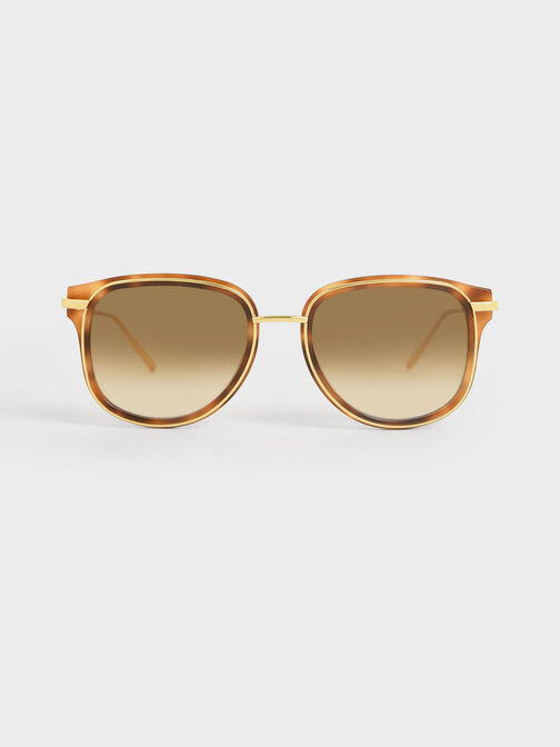Oval Sunglasses, T. Shell, hi-res