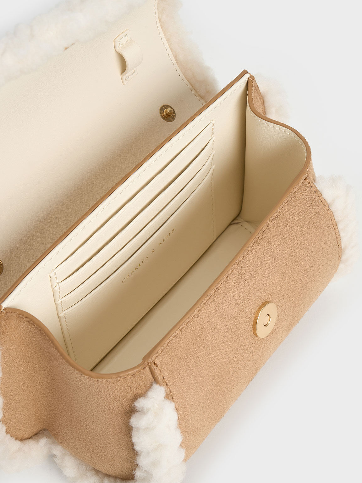 Charles and keith two best sale tone mini clutch bag