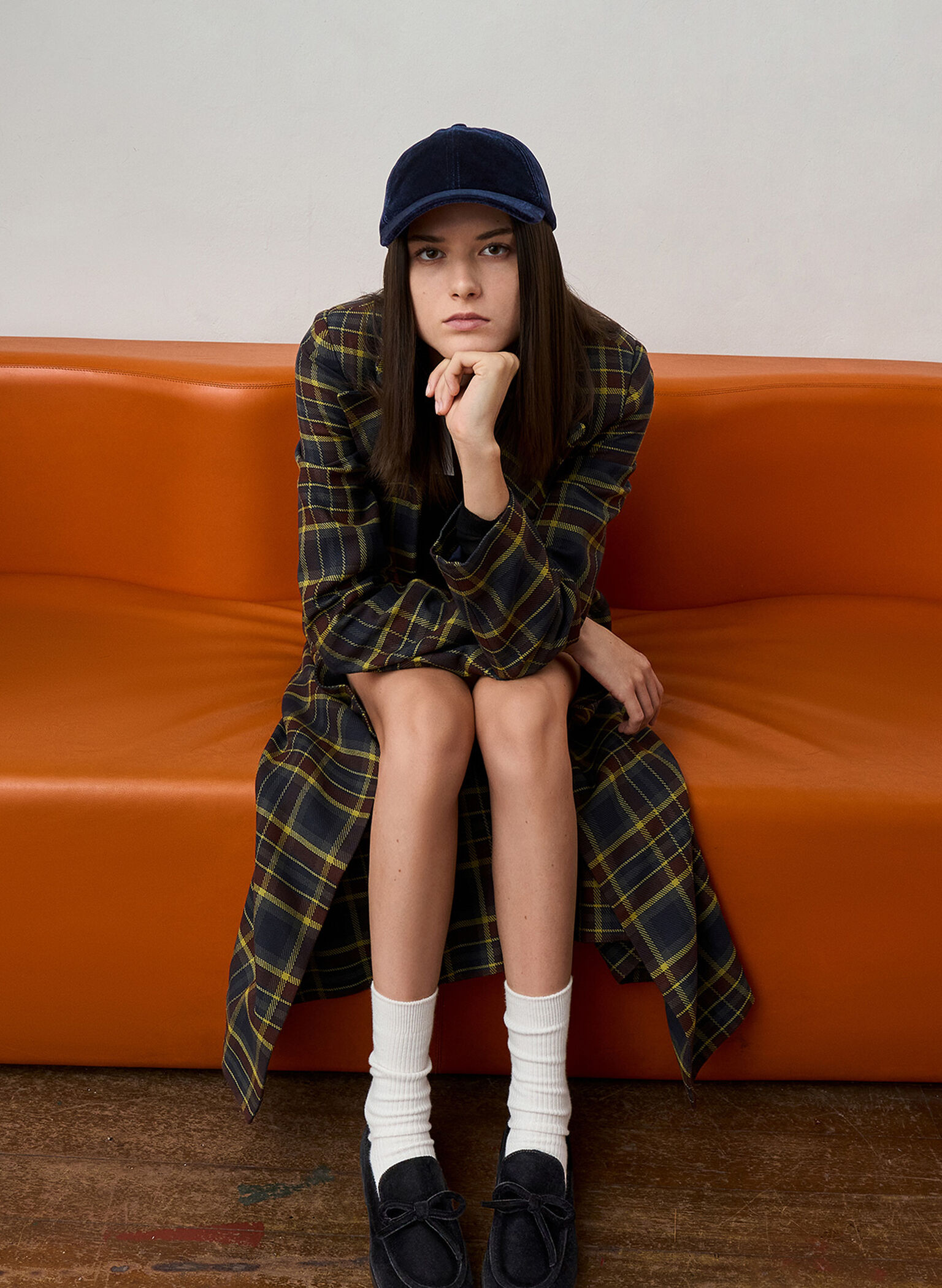 Velvet Cap, Dark Blue, hi-res