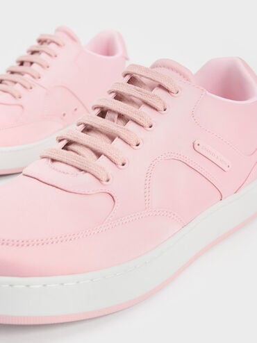 緞面休閒鞋, 粉紅色, hi-res