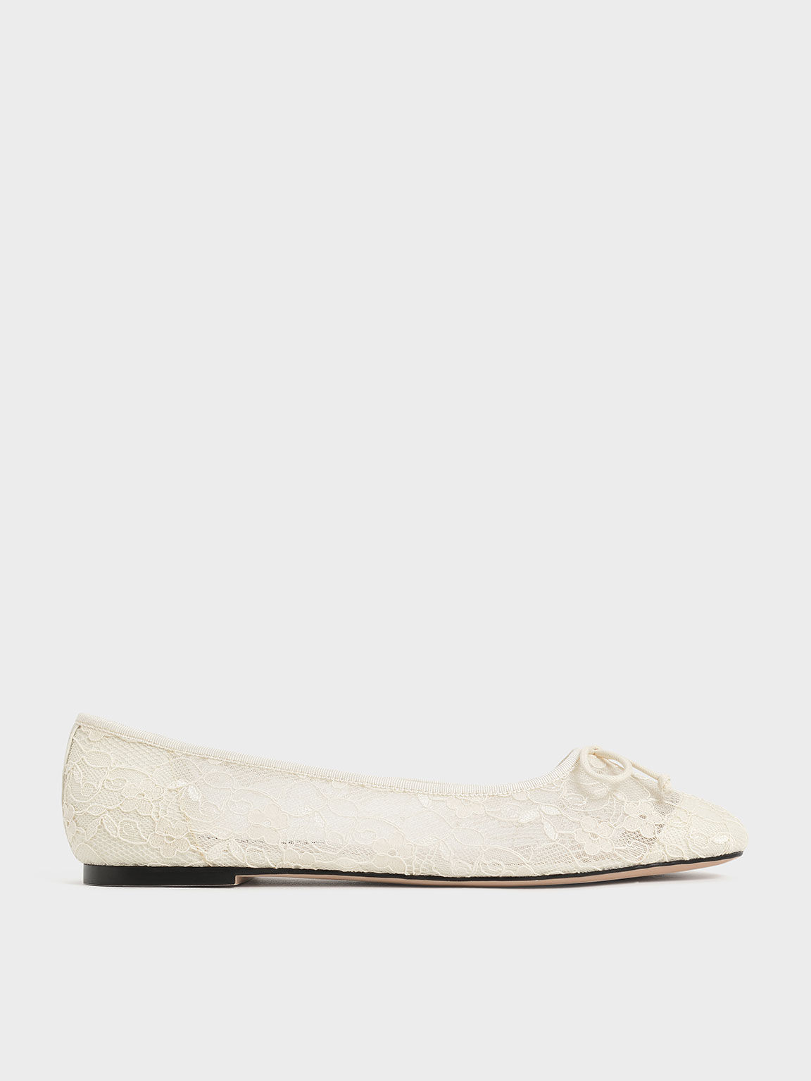 cream ballet pumps