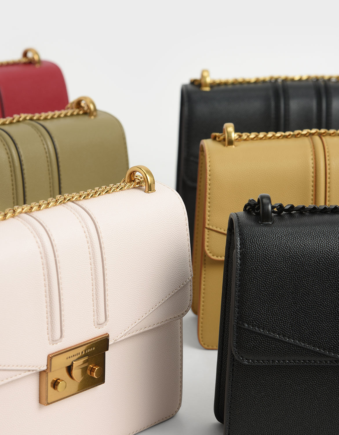 Push lock shoulder bag charles keith hotsell