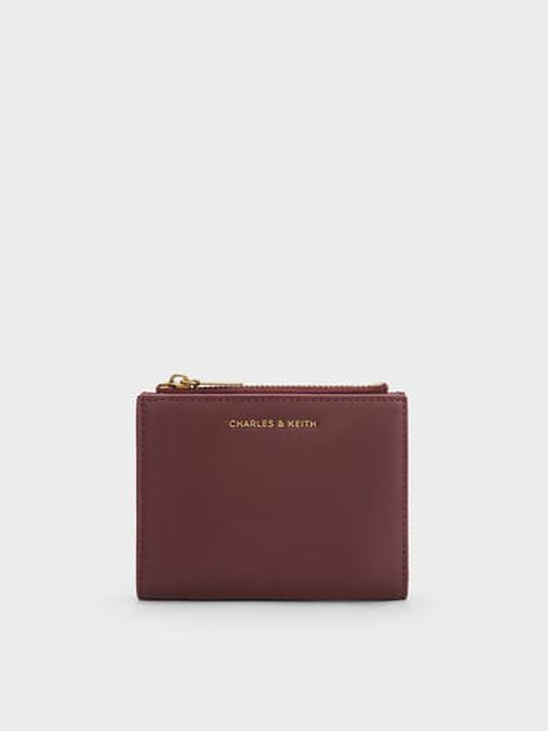 Cartera pequeña Harmonee con cremallera superior, Ciruela de mora, hi-res