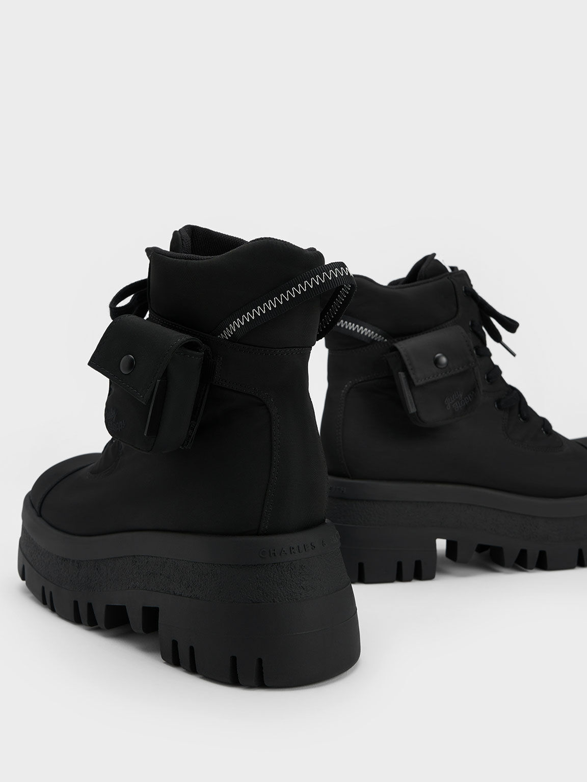 Judy Hopps Rainier Combat Boots, Black, hi-res