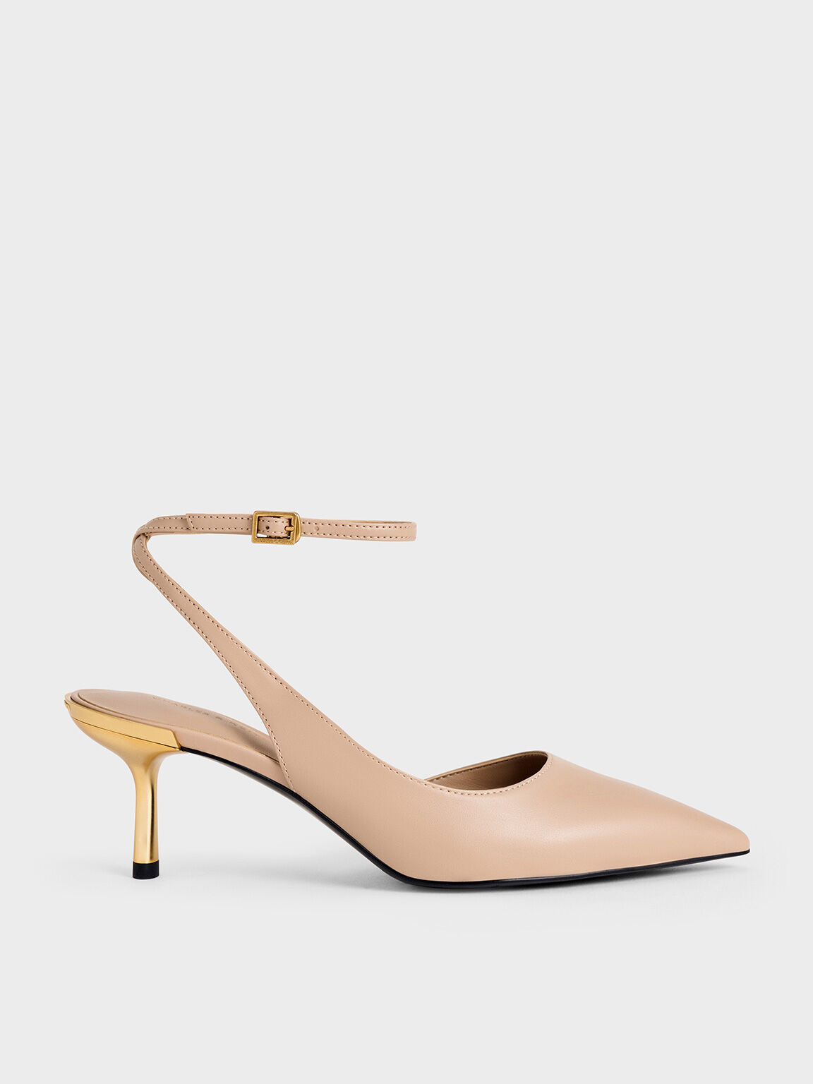 Nude dorsay pumps deals
