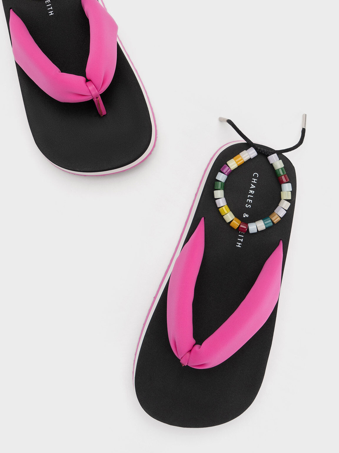 Fuchsia flip flops hotsell