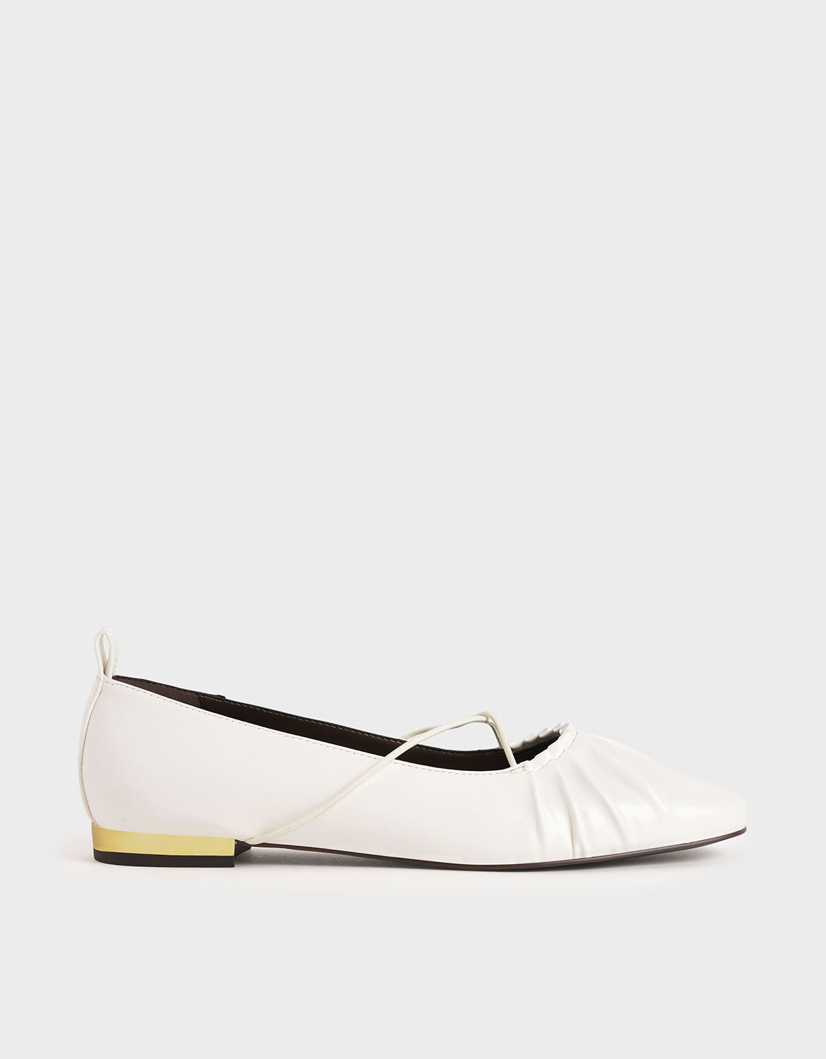 criss cross ballet flats