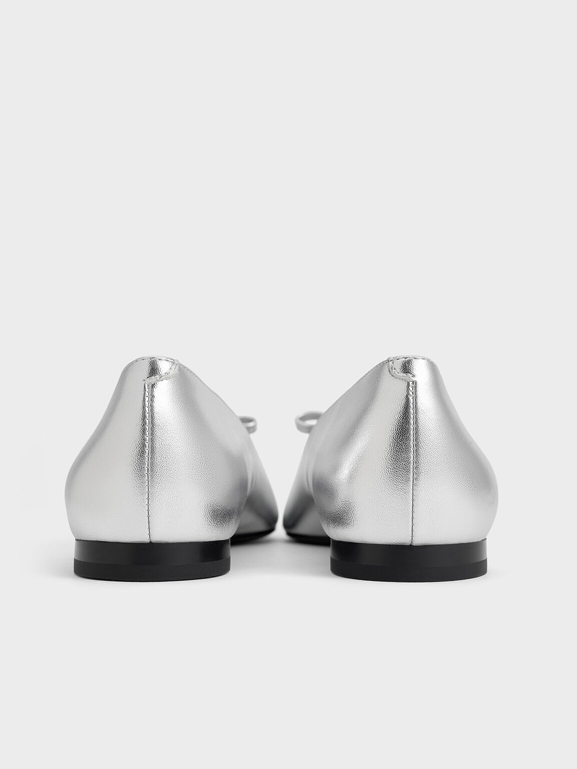 Flat silver dress shoes discount