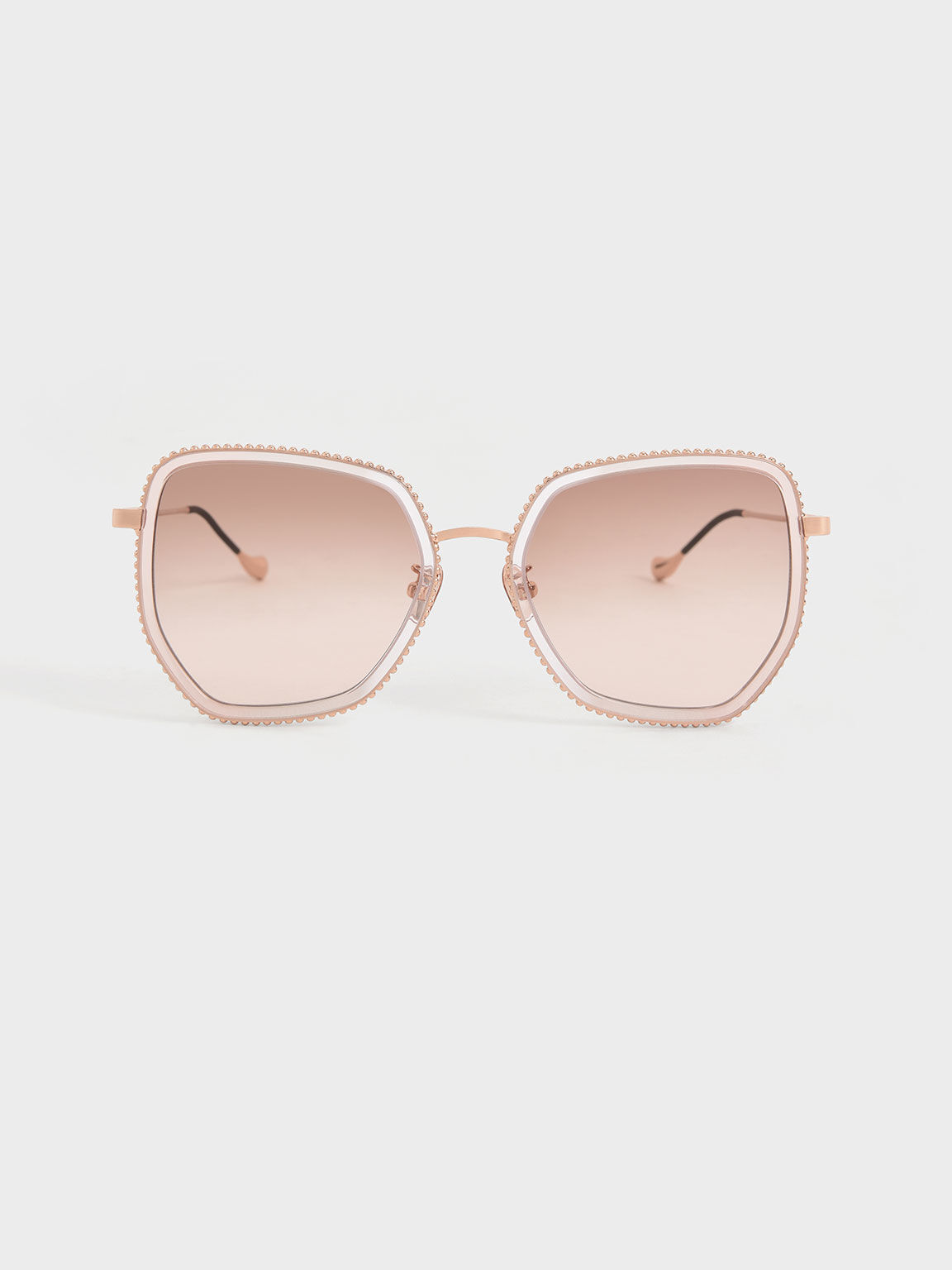 Recycled Acetate Butterfly Sunglasses, Pink, hi-res
