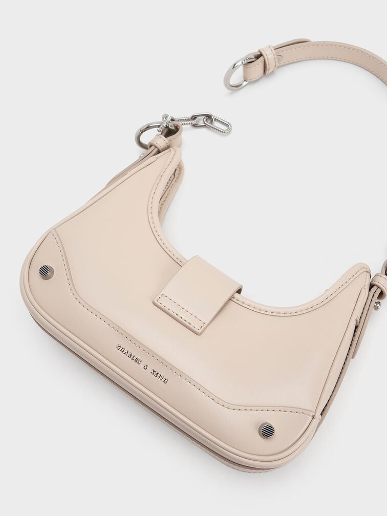 Winslet Belted Hobo Bag, Oat, hi-res