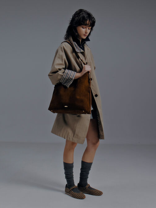 Aislin Hobo Bag, Pecan Brown, hi-res