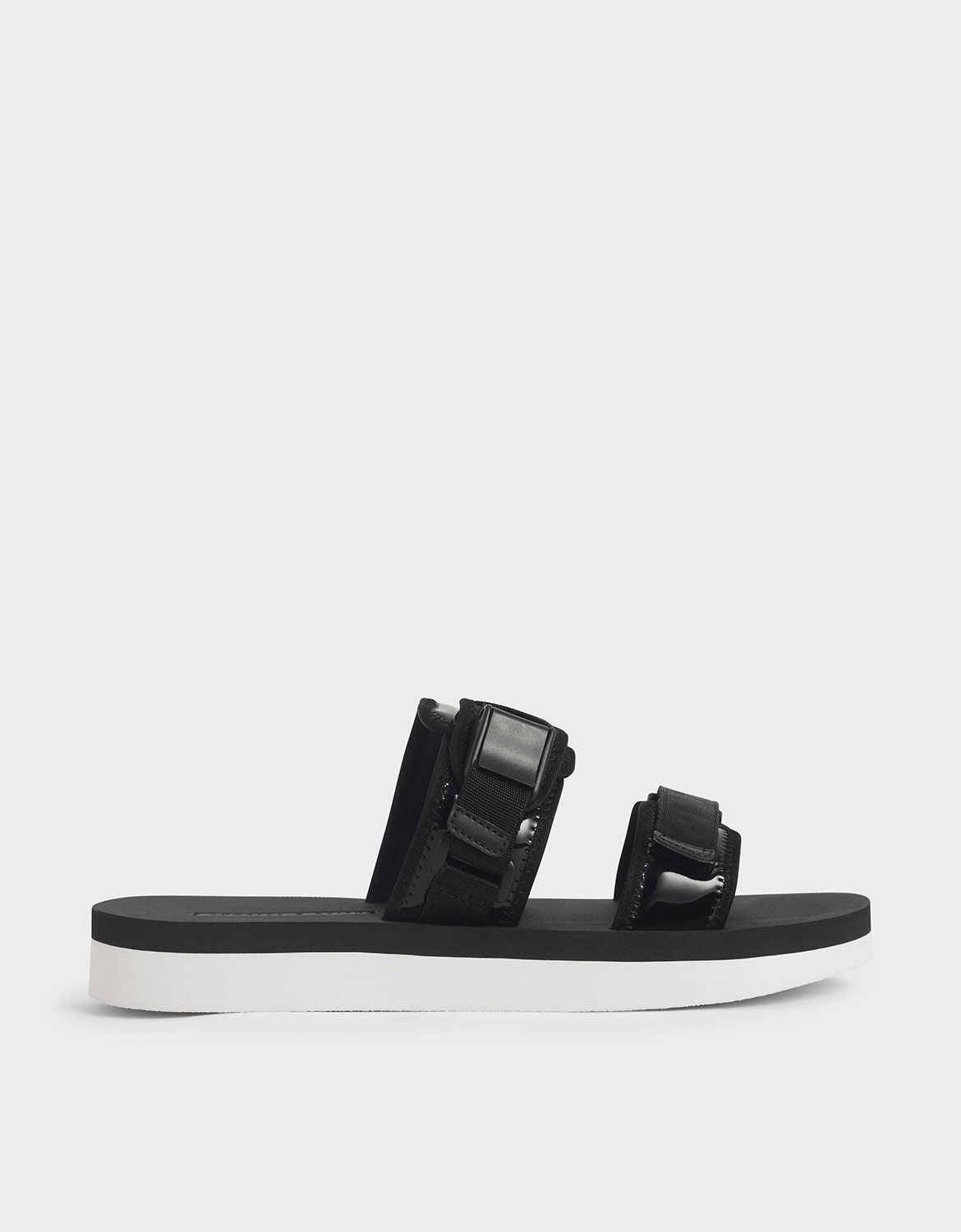 Velcro Strap Flatforms | CHARLES \u0026 KEITH AE