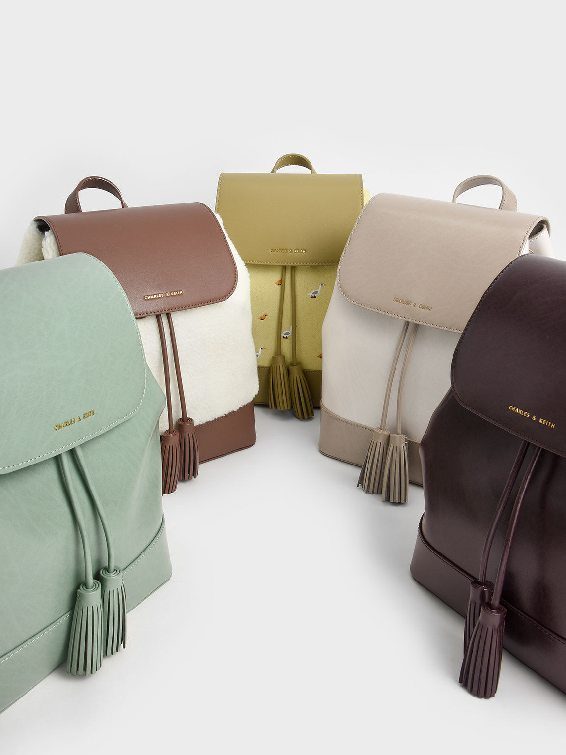 Charles & keith backpack on sale