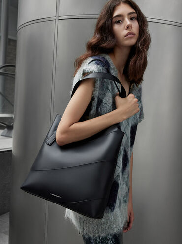 Bolso tote Trin, Noir, hi-res